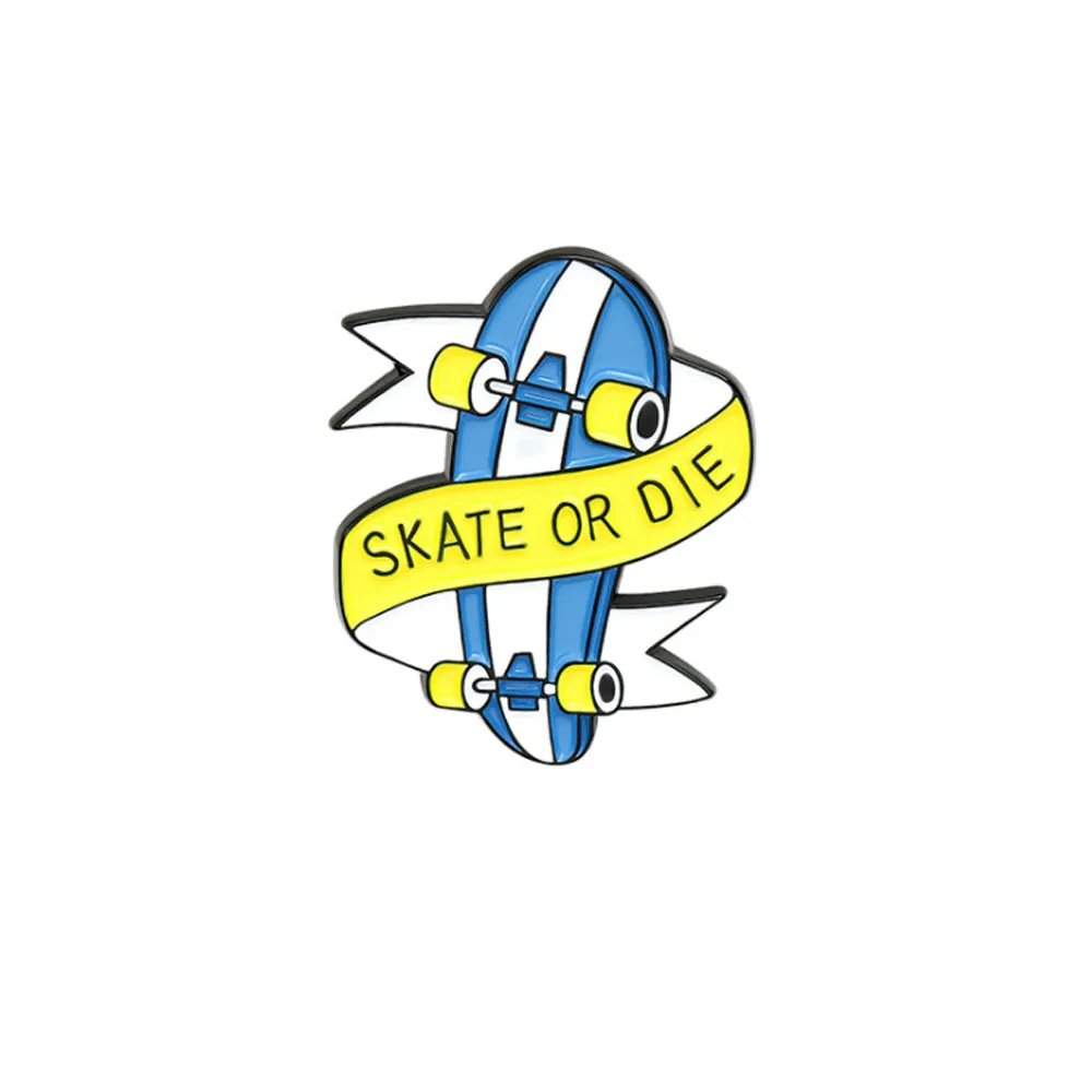 Skateboard Enamel Pins 滑板徽章 / 別針 / 胸針