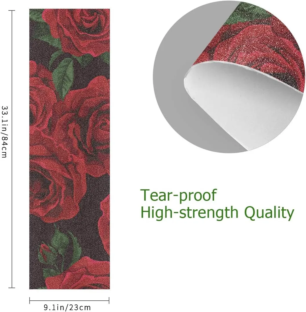 Skateboard Grip Tape Pirate Flag Longboards Griptape Sandpaper for Rollerboard