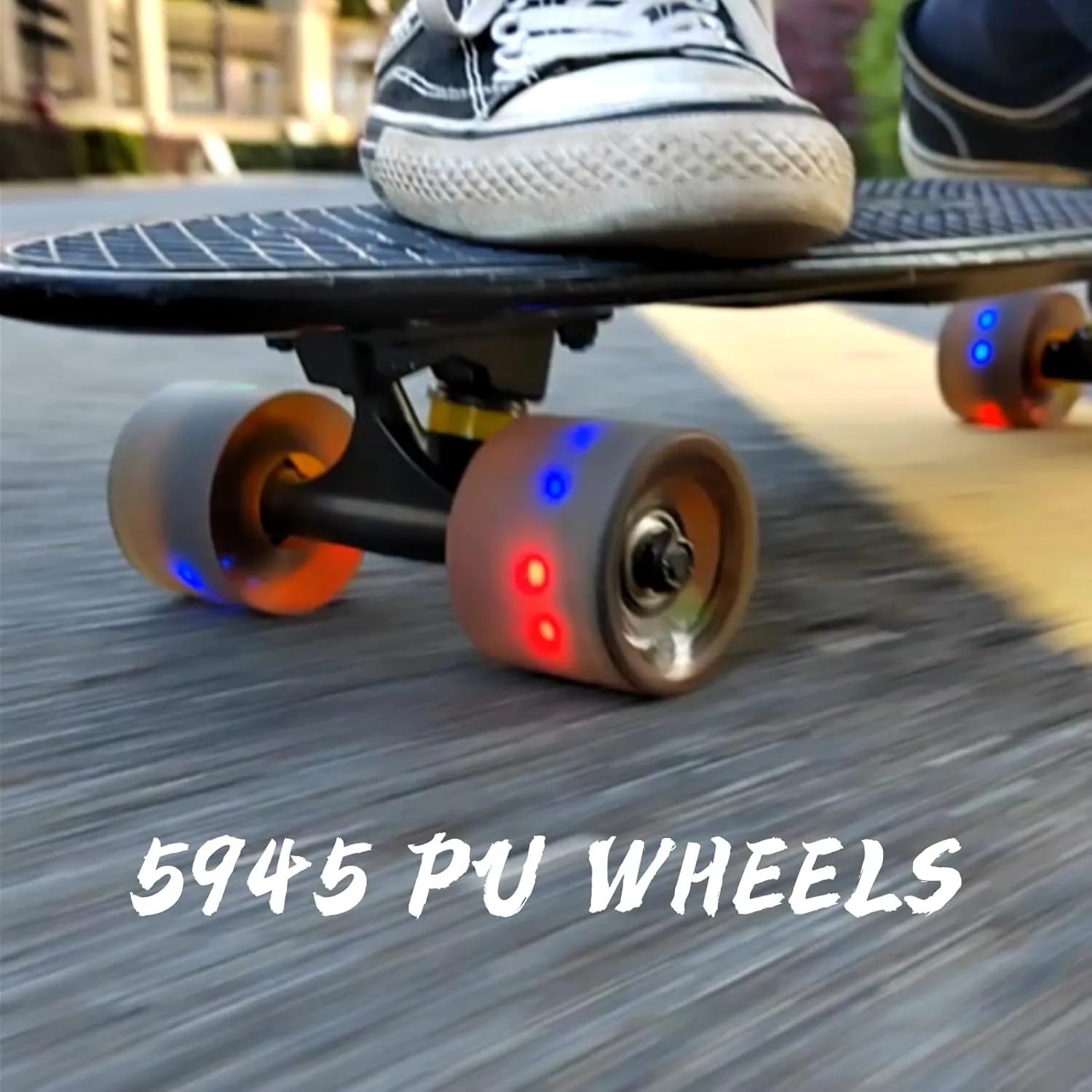 Skateboards Complete 26 Inches Bigger Long Skateboard for Kids Teens Adults Beginners