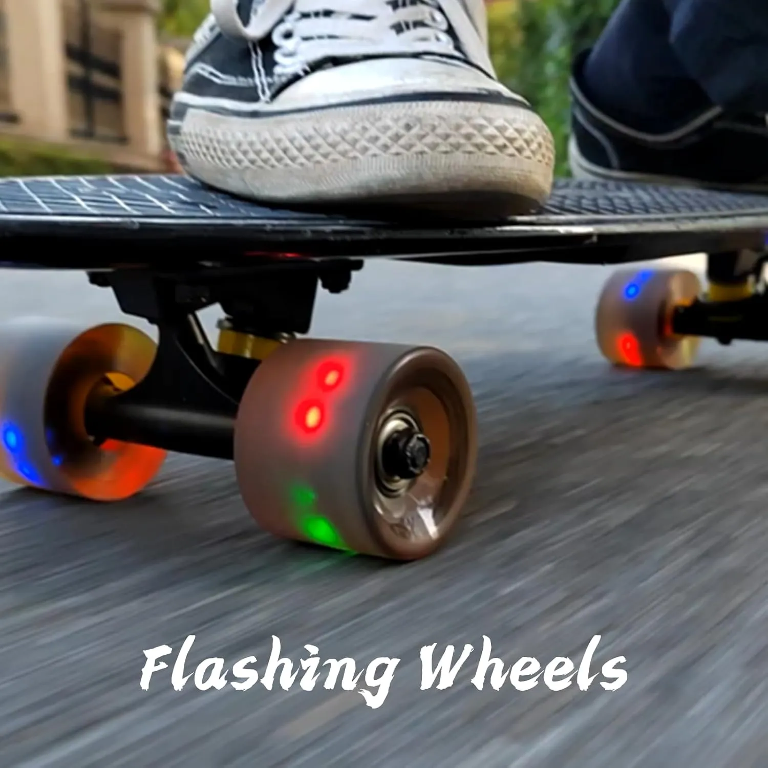 Skateboards Complete 26 Inches Bigger Long Skateboard for Kids Teens Adults Beginners