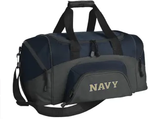 SMALL Naval Academy Gym Bag Deluxe USNA Navy Travel Duffel Bagor Carryon