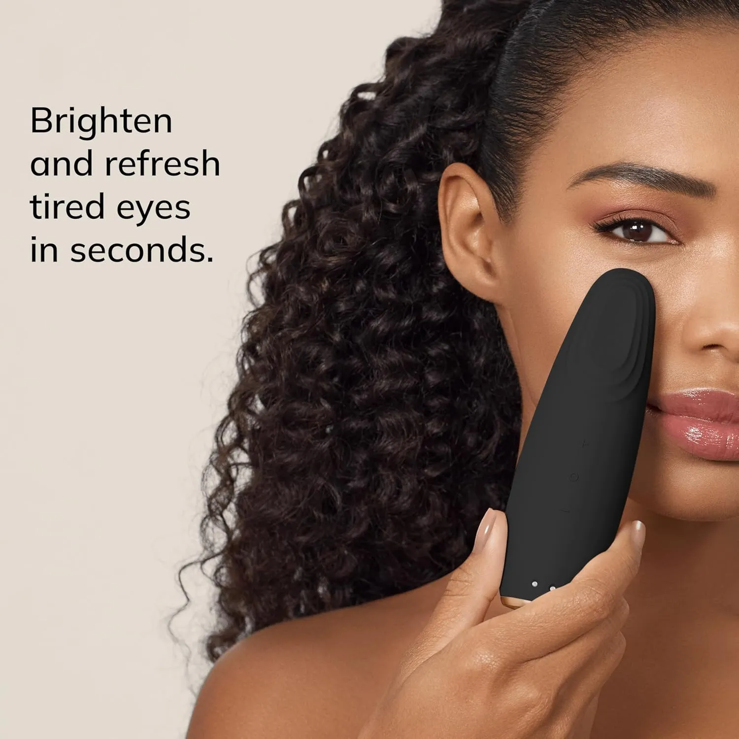 SmartAppGuided™ Warm & Cool Eye Energizer | 6 in 1 | Heated Eye Massager | Combat Dark Circles & Under-Eye Bags | Refresh Droopy Eyelids | Anti-Stress & Relaxation | Sonic Massaging