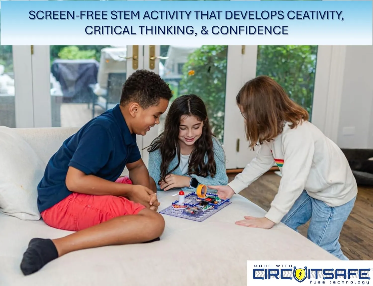 Snap Circuits “Arcade”, Electronics Exploration Kit, Stem Activities for Ages 8 , Full Color Project Manual (SCA-200)