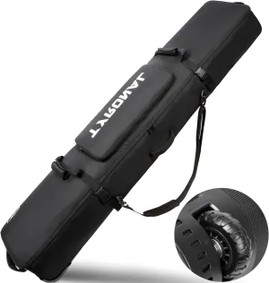 Snowboard Bag with Wheels,Heavy Duty 600D Polyester Oxford Wear-Resistant,Padded Snowboard Bag for Single Snowboard and Snowboard Boots.