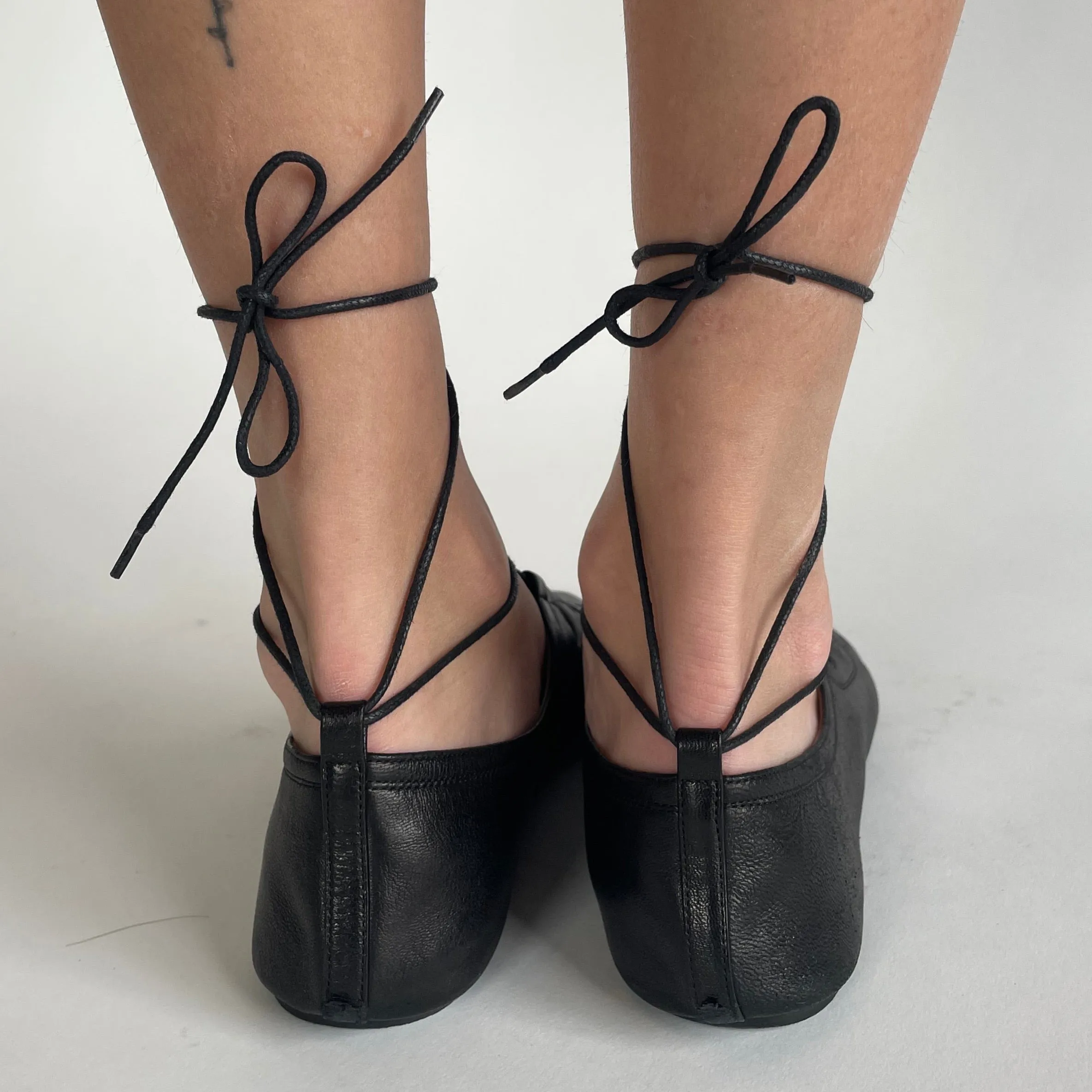 sonia rykiel lace-up ballet flats