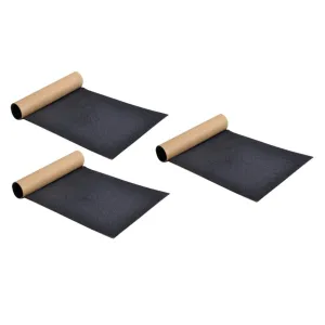 Sosoport 3pcs Skateboard Sandpaper Grip Tape Skateboard Deck for Skate Tape Wear-Resistant Skateboard Tape Wrap Padded Convenient Skateboard Paper Parts Tape Skateboard Black Corundum