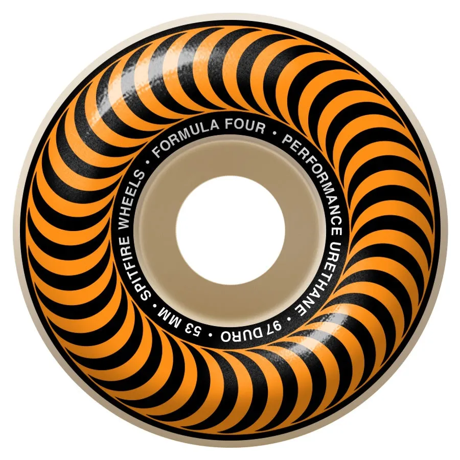 Spitfire Formula Four 97D Classic Orange Swirl 53mm