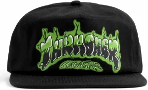 Spitfire Thrasher Skateboard Magazine Snapback Airbrush Skate Hat Black