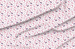 Spoonflower Fabric - Ballet Dance Princess Pink Tutu Ballerina Kids Children Flower Printed on Minky Fabric by The Yard - Sewing Baby Blankets Quilt Backing Plush