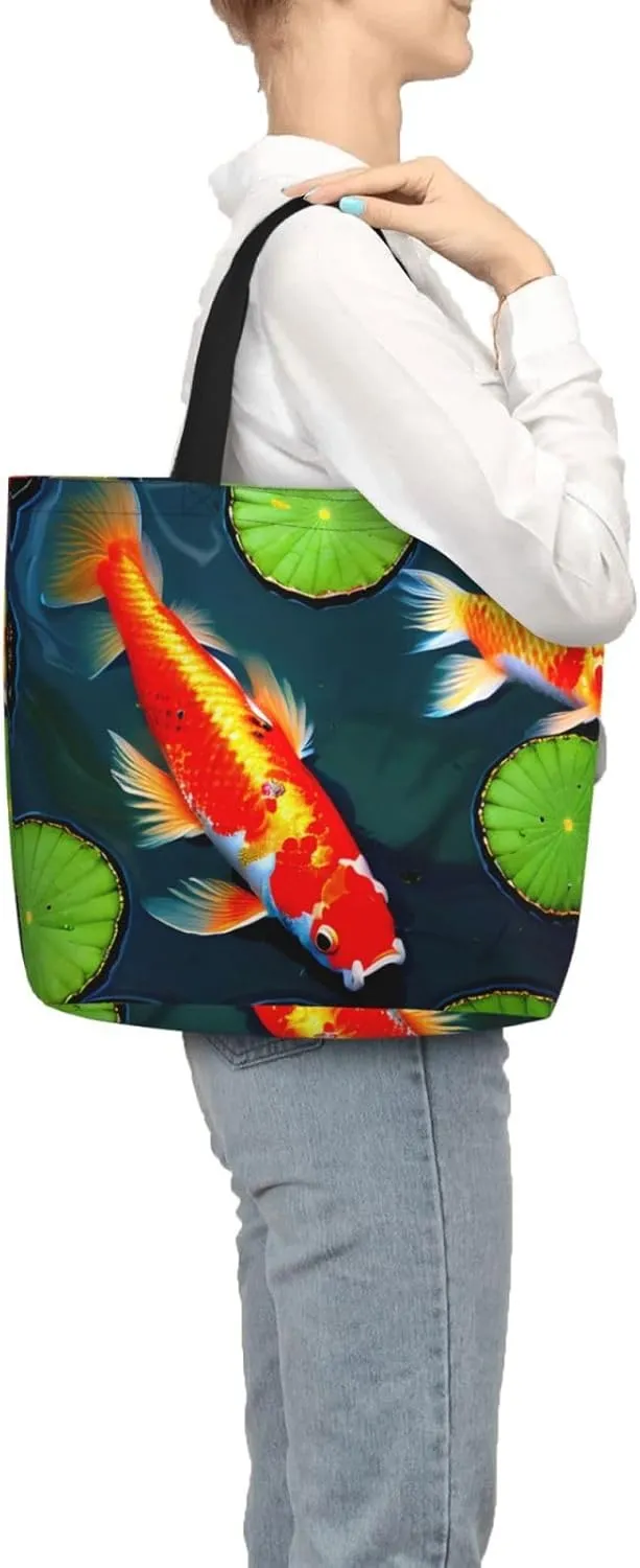 SSIMOO Llama In A Scarf Trendy Fashion Shopping Bags,Zippered Convenience Bag,Shopping Tote And Shoulder Bag