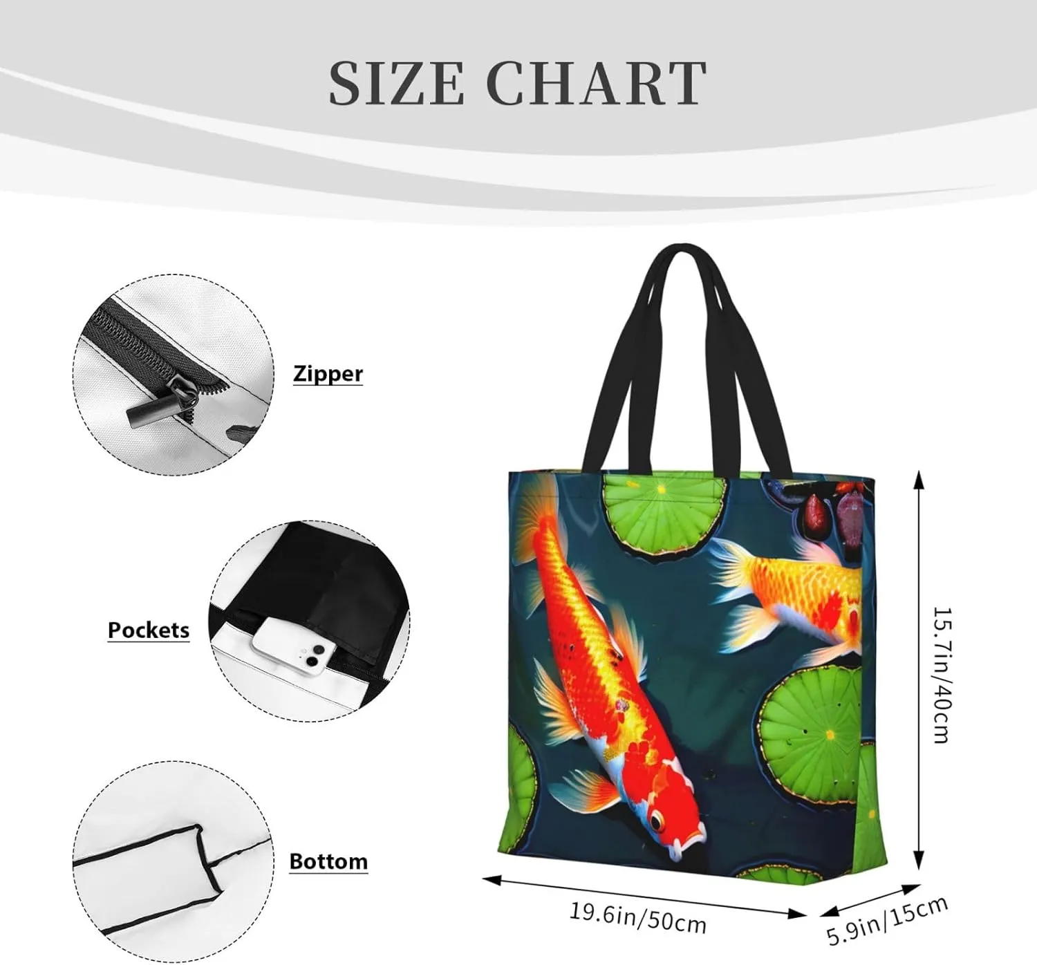 SSIMOO Llama In A Scarf Trendy Fashion Shopping Bags,Zippered Convenience Bag,Shopping Tote And Shoulder Bag