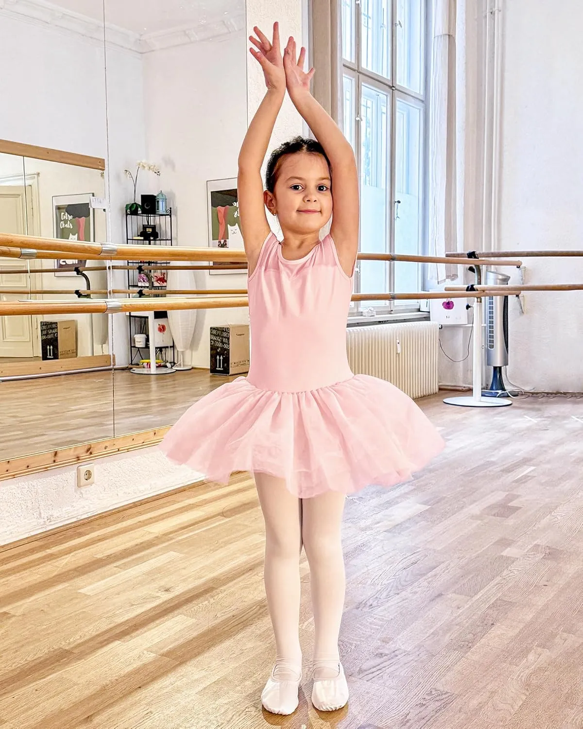 Stelle Ballet Shoes for Girls Satin/Ribbons Ballet Slippers Dance Shoes(Toddler/Little/Big Kids)