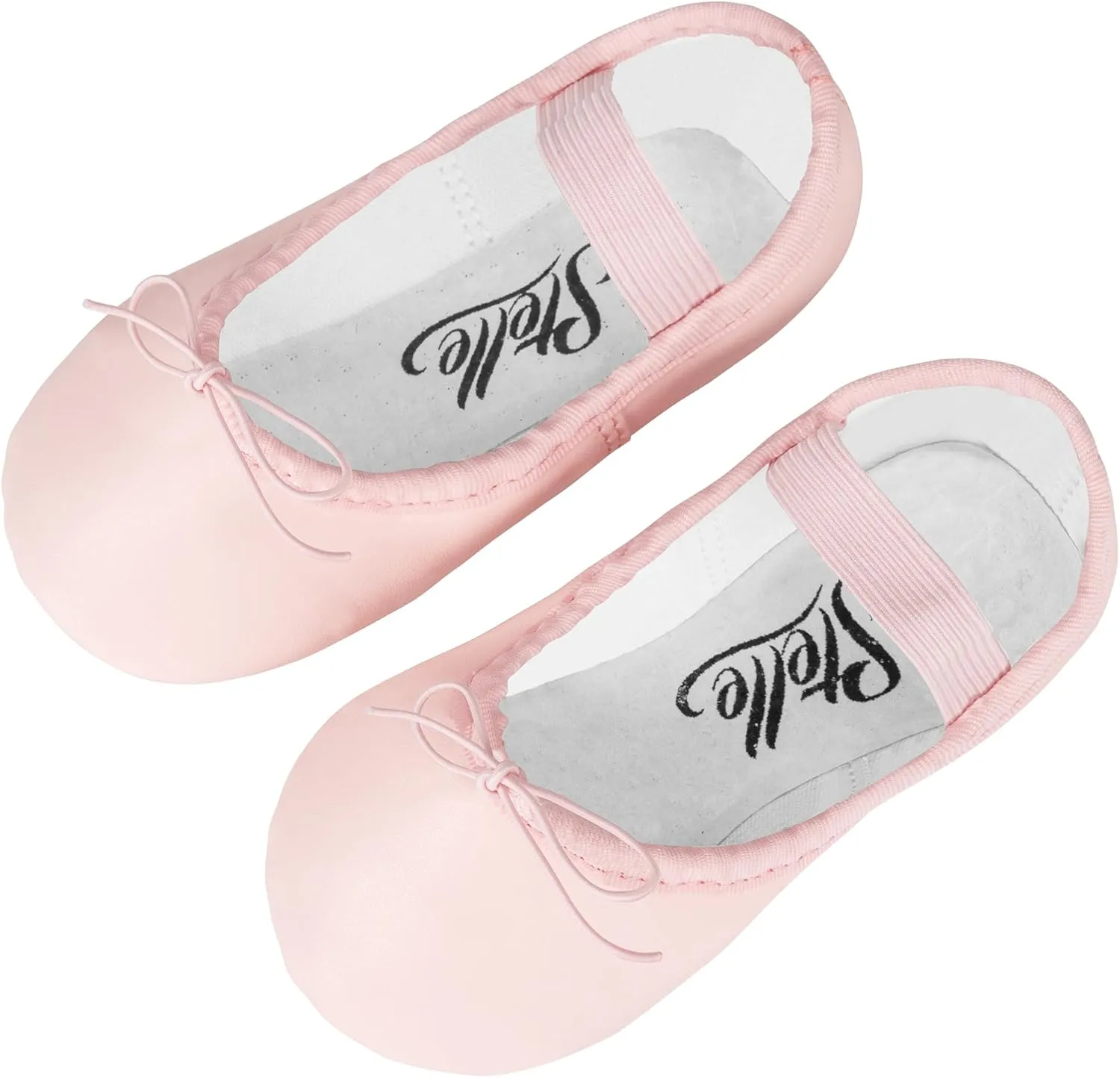 Stelle Ballet Shoes for Girls Toddler Dance Slippers PU Leather Boys Ballerina Shoes for Toddler/Little Kid/Big Kid/Women