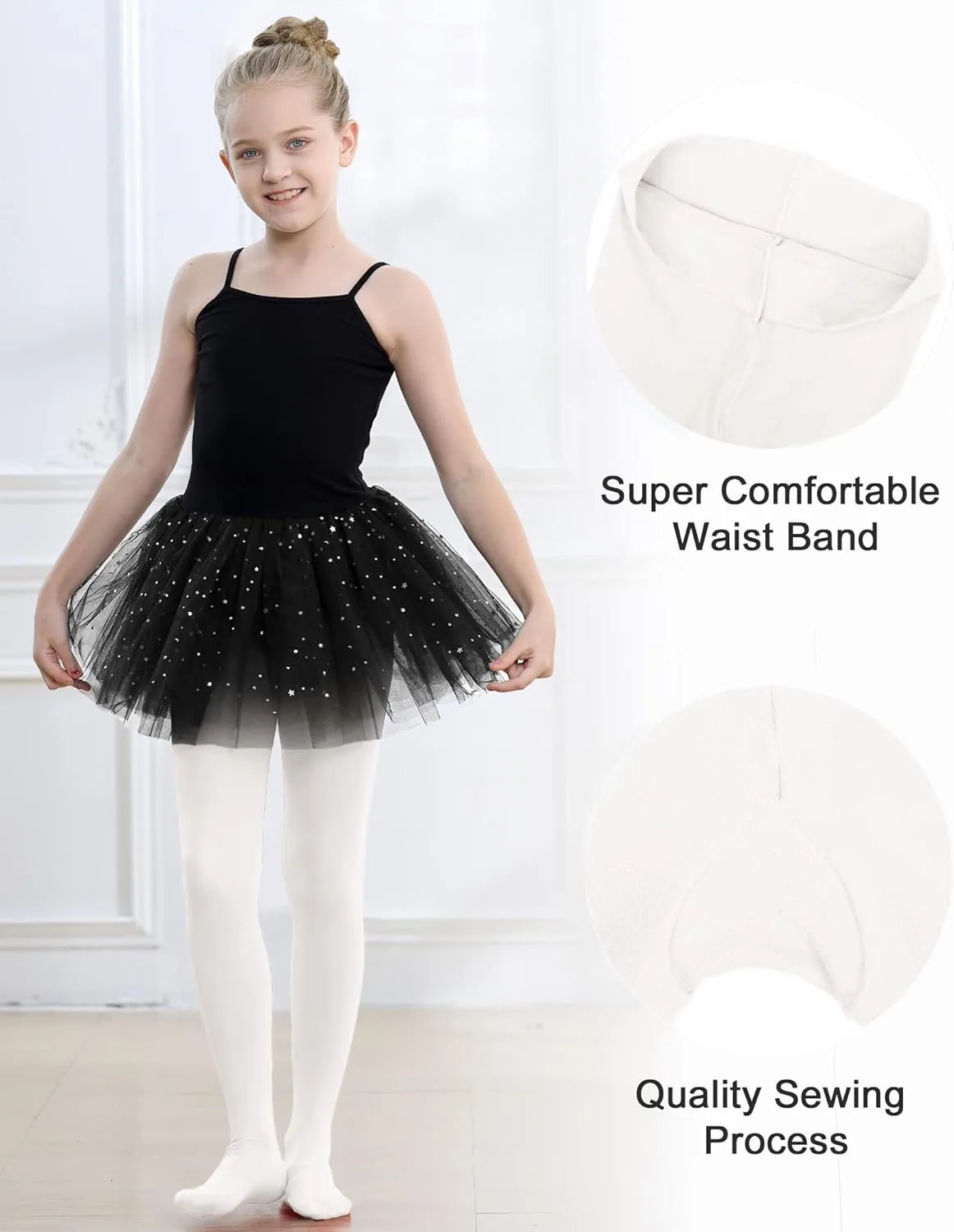 Stelle Girls Ballet Dance Students School Footed Tight (Toddler/Little Kid/Big Kid)
