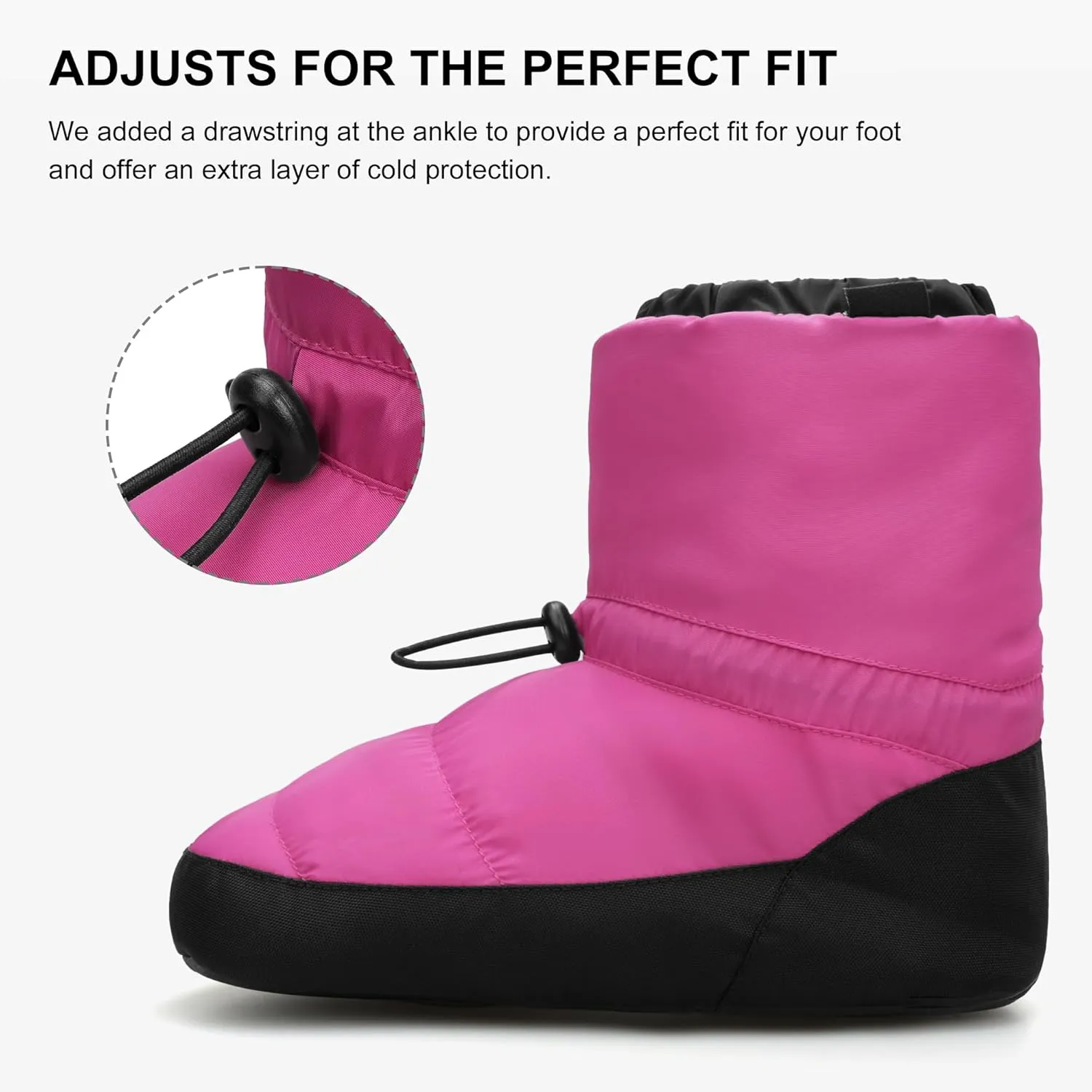 Stelle Girls Ballet Warm Up Booties Dance Slipper Boots Ballerina Elastic Shoes