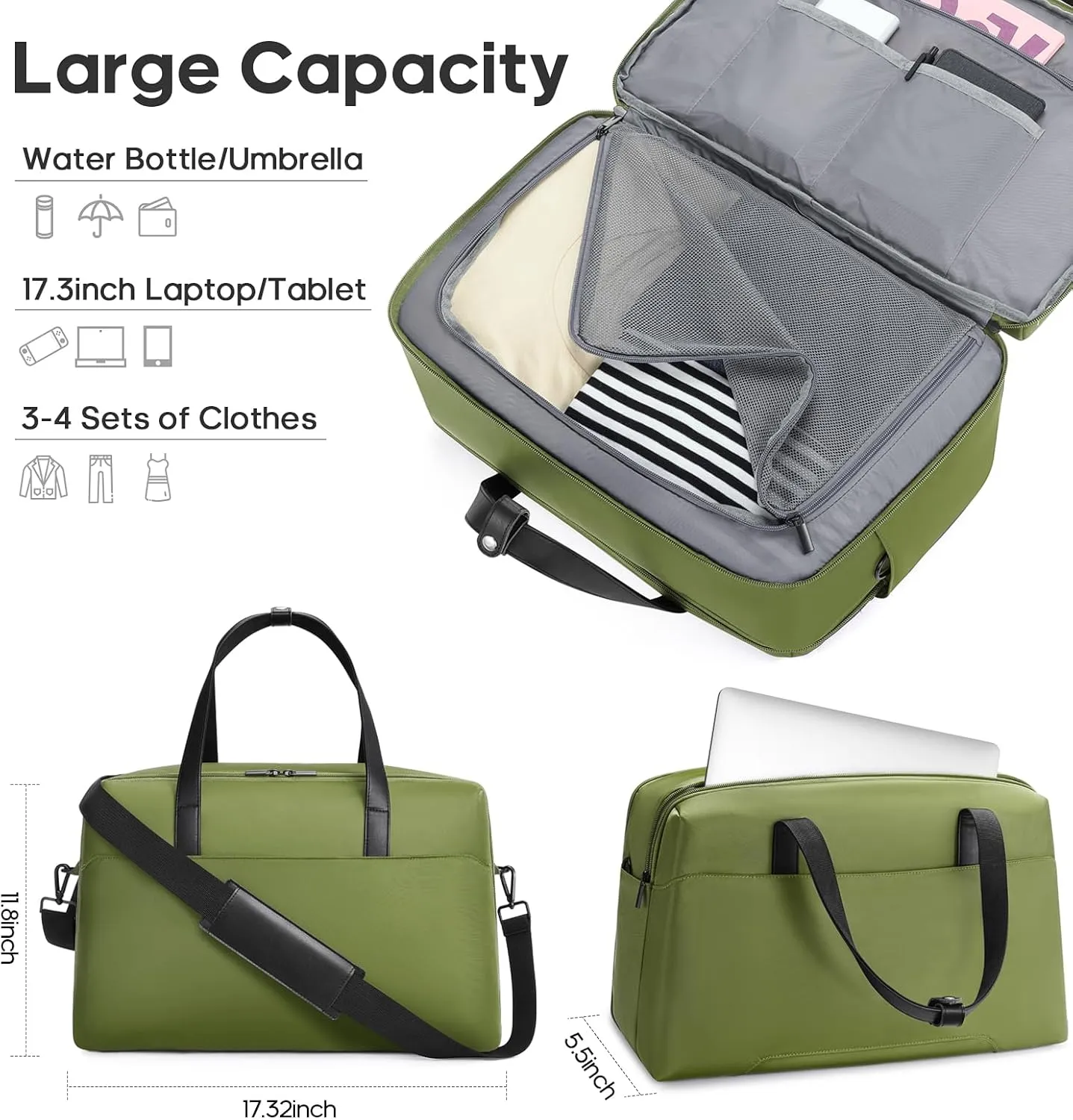 Suitcase Set PC Hard Shell, 20/24/28 IN Expandable Carry On Luggage with TSA Lock Spinner Wheels Extension Handle, Luggage Set 6 Piece