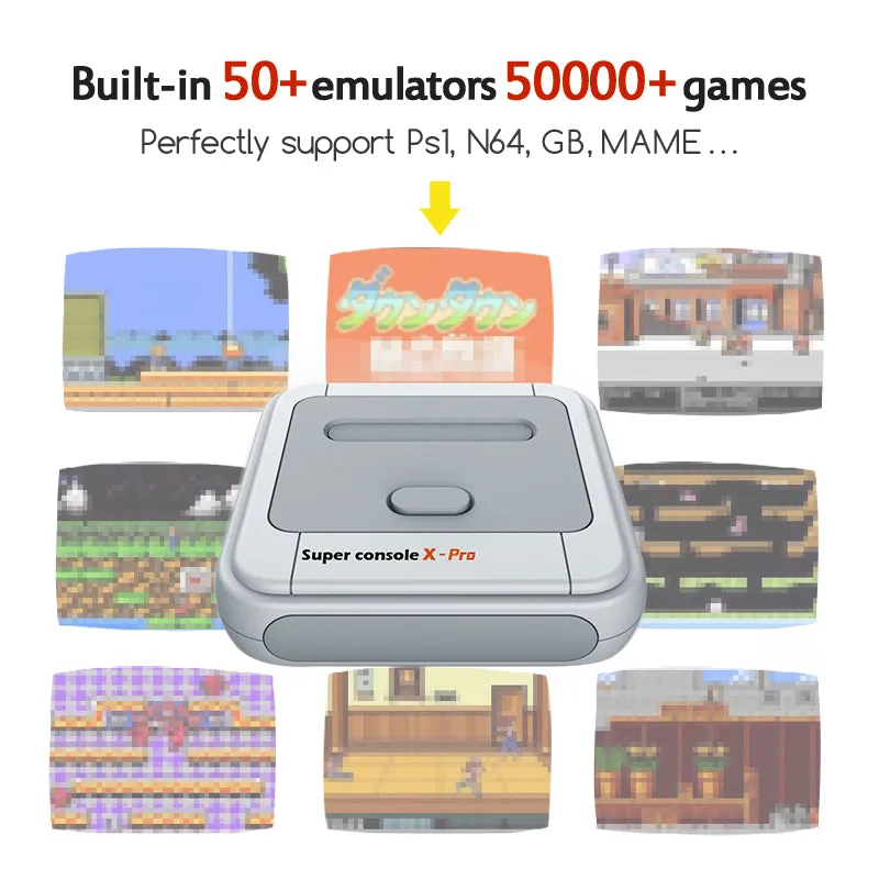 Super Console X Pro 4K Retro Game Box 54  Emulator – 50000 in 1