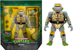 Super7 ULTIMATES! Teenage Mutant Ninja Turtles Metalhead - 7" TMNT Action Figure with Accessories Classic Cartoon Collectibles and Retro Toys