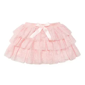 Sweet Wink - Ballet Bow Tiered Tutu - Kids Dress Up Skirt - Coquette: 6-8Y