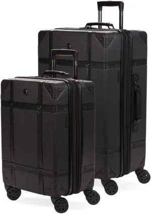 SwissGear 7739 Hardside Luggage Trunk with Spinner Wheels, Black, 2-Piece Set (19/26)
