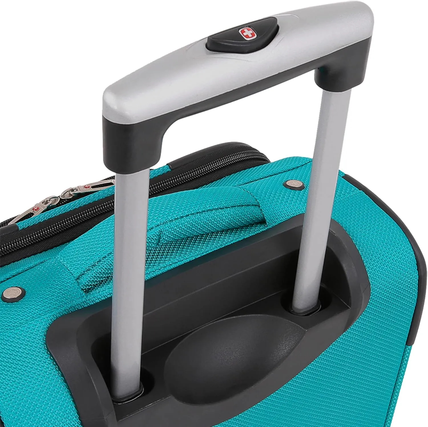 SwissGear Sion Softside Expandable Luggage, Teal, Carry-On 21-Inch