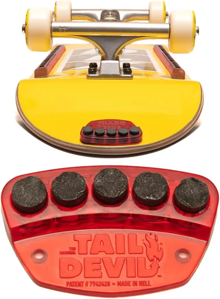 Tail Devil Skateboard Spark Plate - Sparks for Your Skateboard, Ultimate Skateboarder's Accessory, A Tail Plate Attachment for Cool Sparking Effect