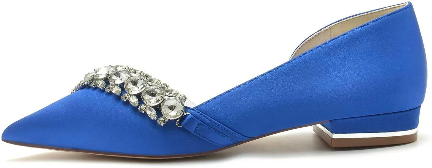 TarfiC Women's Flats Pointed-Toe Knit Ballet Shoes, Washable Soft Slip-Ons Ideal for Business Casual, Office, Work, and Wedding Events