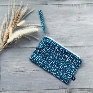 Teal Zippered Pouch