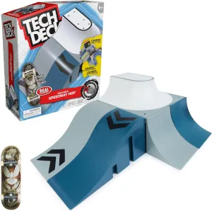 TECH DECK, Speedway Hop, X-Connect Park Creator, Customizable and Buildable Ramp Set with Exclusive Fingerboard, Kids Toy for Ages 6 and up