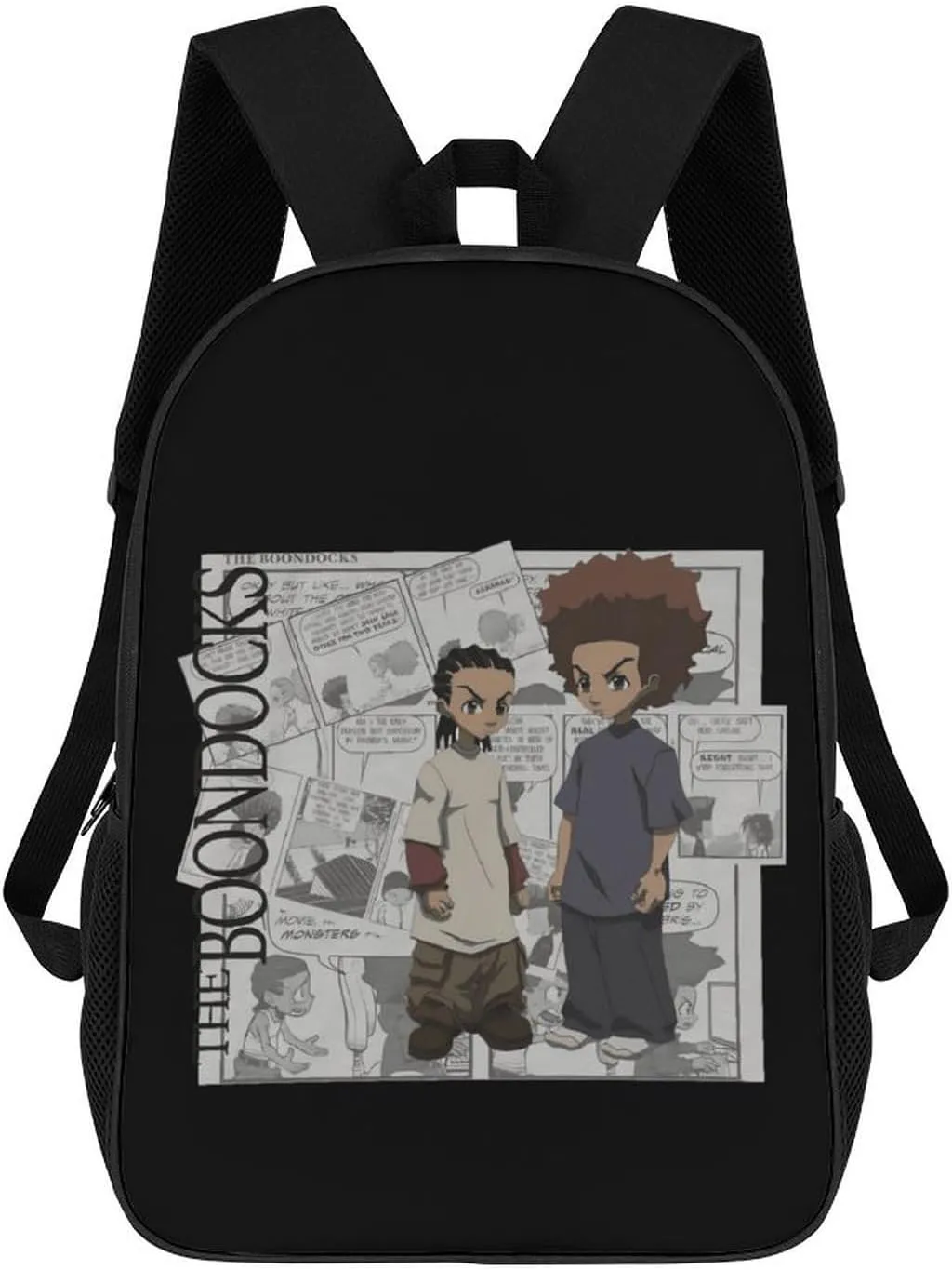 The Boonddocks Backpack Animated Travel Casual Daypack Cool Laptop Bags Cartoon Fans Multi-function Bookbags