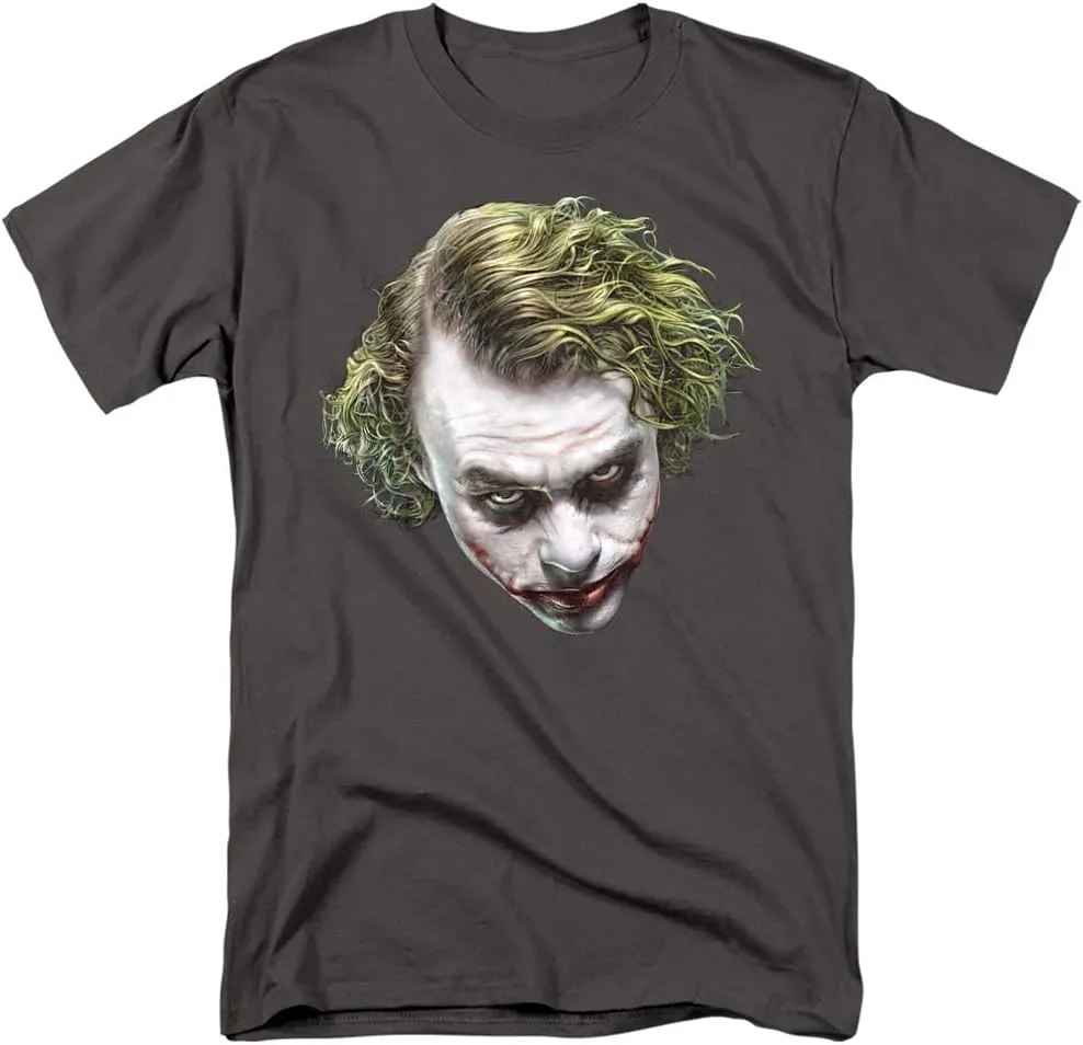 The Dark Knight Heath Ledger Painted Joker Head T Shirts & Stickers
