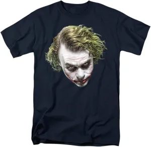 The Dark Knight Heath Ledger Painted Joker Head T Shirts & Stickers