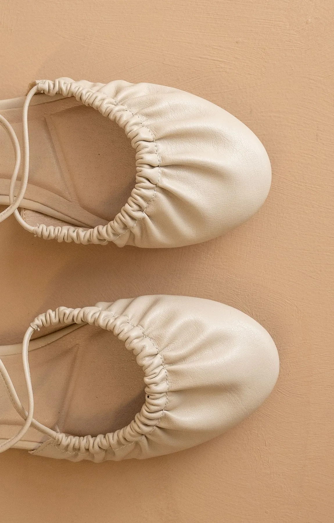 The Laney - Lace Up Ballet Flats