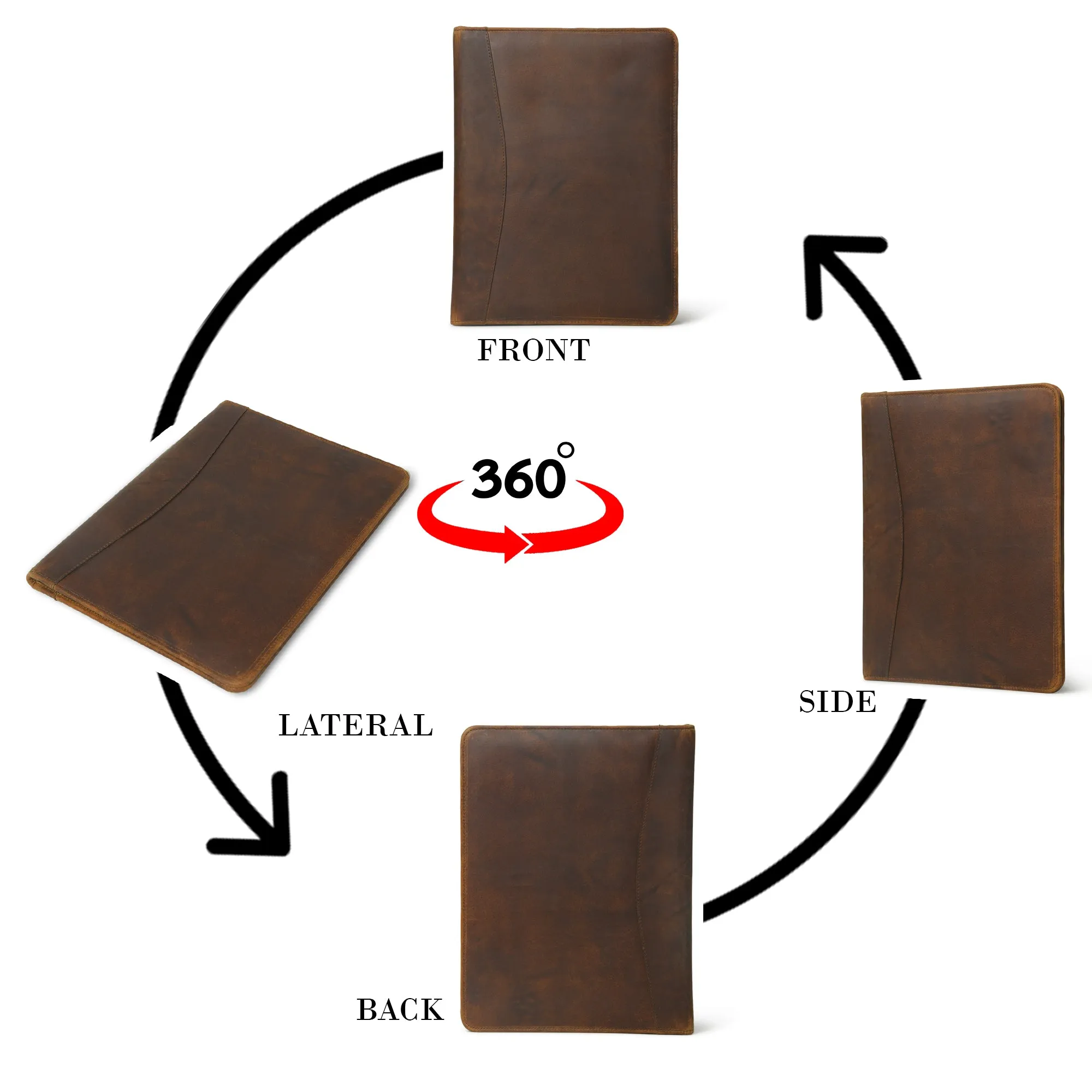 The Organizer- Leather Portfolio
