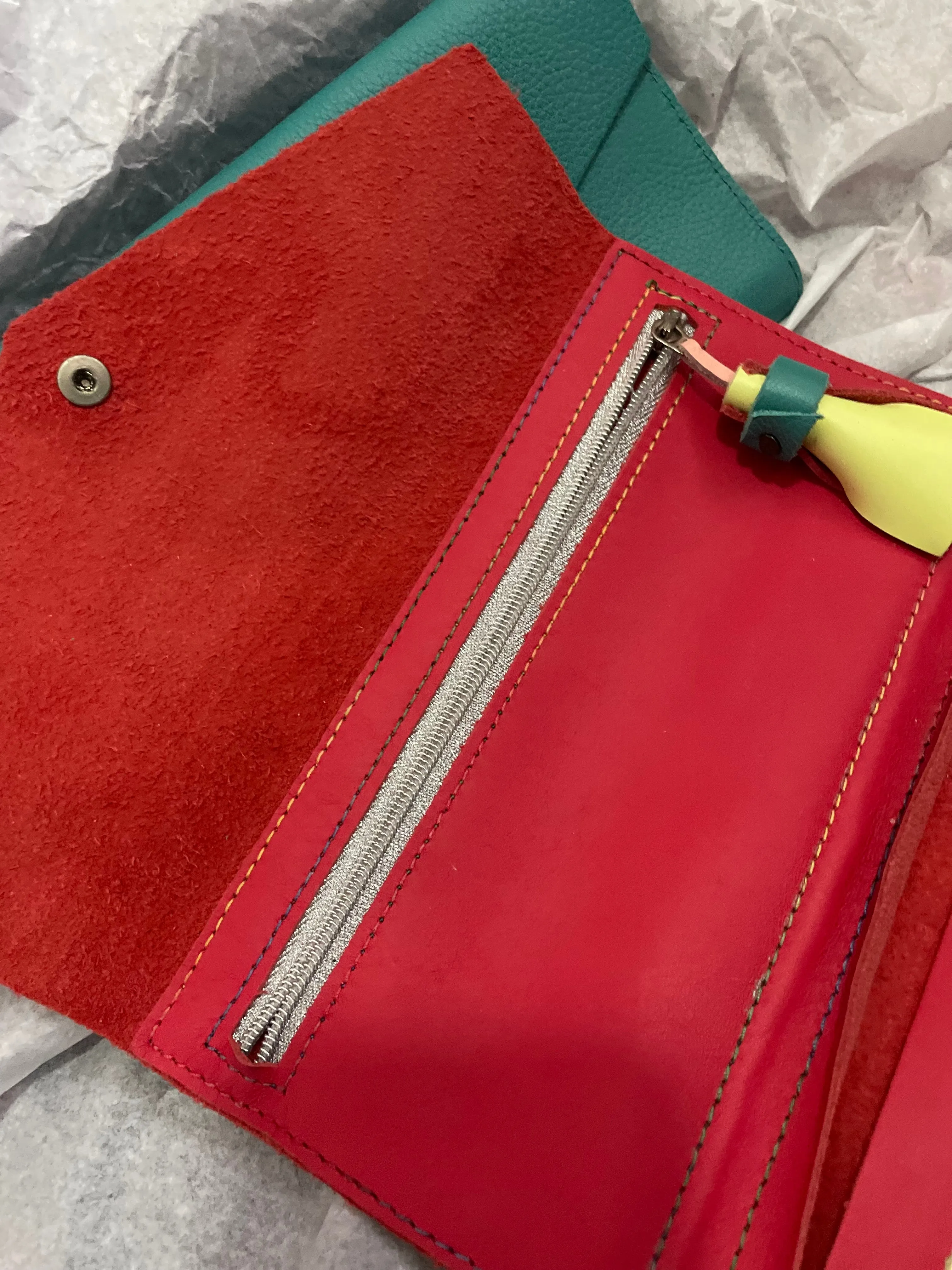 The Red Leather Wallet