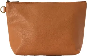 THIRTY-ONE Gifts Tapered Pouch, Zippered Pouch for Purse, Travel Bag, or House Organization, Caramel Smooth Pebble
