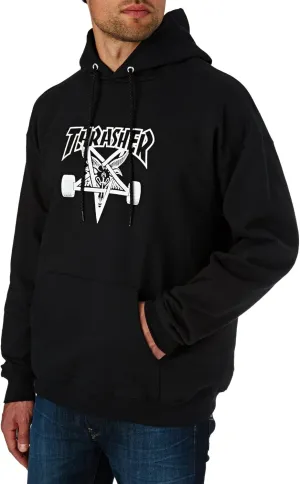 Thrasher Men's Skategoat Black Small Regular Fit Cotton Polyester Hoodie