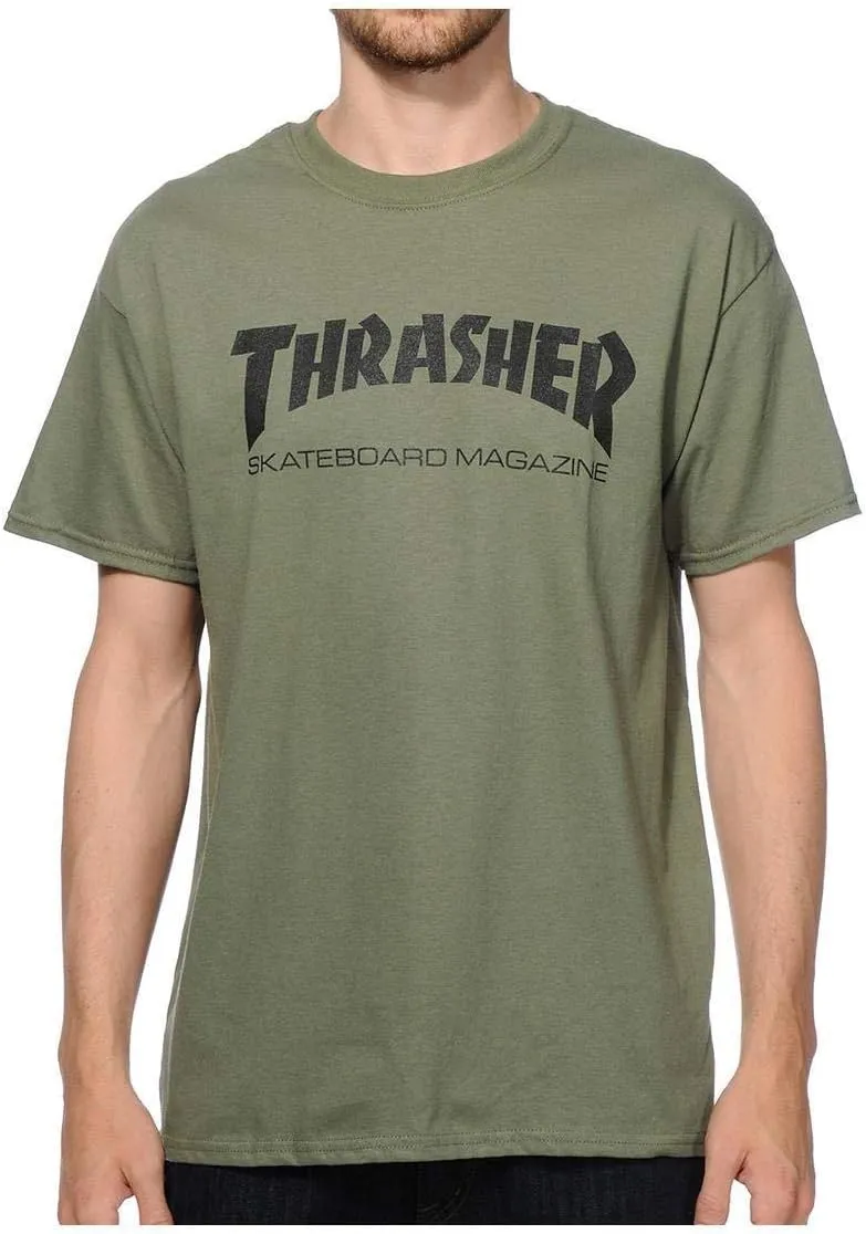 Thrasher Skateboard Magazine Men's S/S T-Shirt Skate Mag Skate Shirt