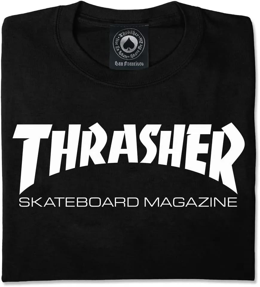 Thrasher Skateboard Magazine Men's S/S T-Shirt Skate Mag Skate Shirt