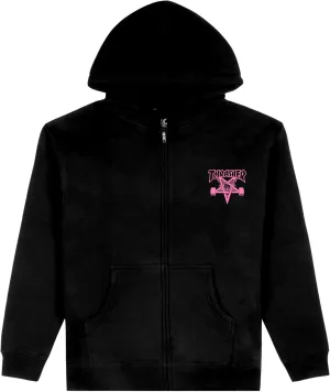 Thrasher Skateboard Magazine Zip Up Sweatshirt Little Skategoat Skate Sweatshirt