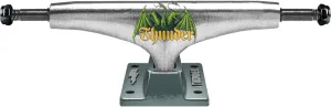 Thunder Trucks 148 Team Medieval Script Polished/Teal Skateboard Trucks - 5.5" Hanger 8.25" Axle (Set of 2)