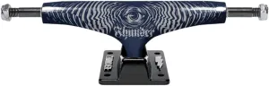 Thunder Trucks 149 Lights Mindstate Deep Blue/Black Skateboard Trucks - 5.75" Hanger 8.5" Axle with 1" Anodized Green Hardware - Bundle of 2 Items