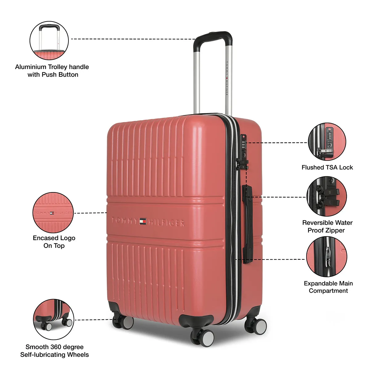 Tommy Hilfiger Stanford Hard Luggage