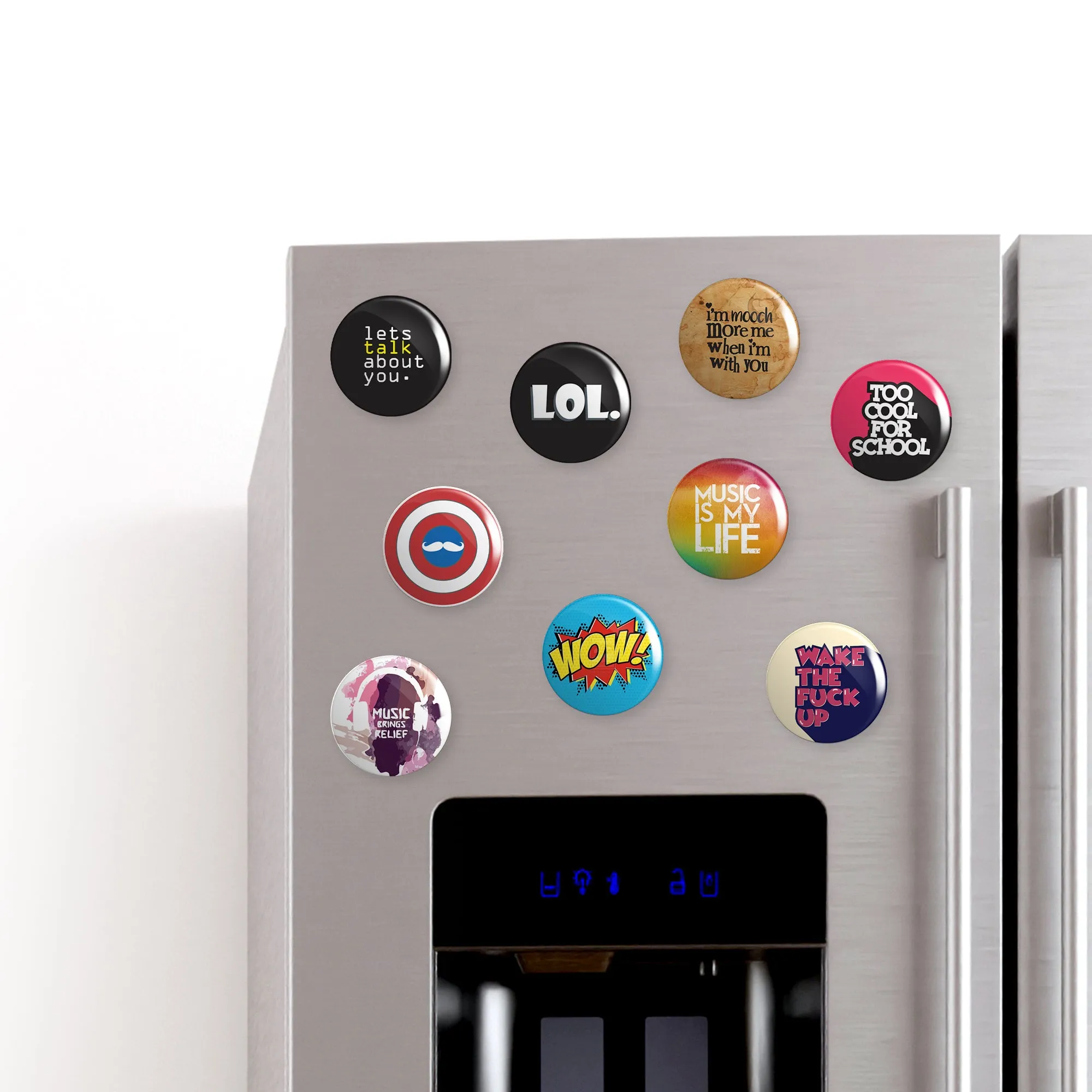 TOO COOL FOR SCHOOL - BADGE MAGNET
