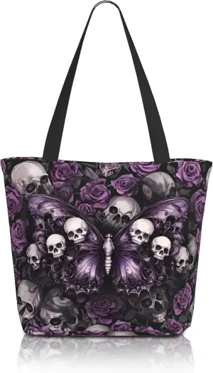Tote Bag for Women Reusable Shopping Tote Bag Zippered Inspirational Scripture Shoulder Bags