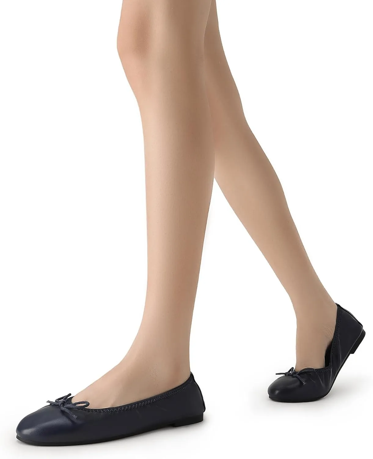 Trary Flats for Women, Ballet Flats with Bow, Dress Flats Shoes Comfortable