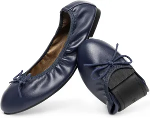 Trary Flats for Women, Ballet Flats with Bow, Dress Flats Shoes Comfortable