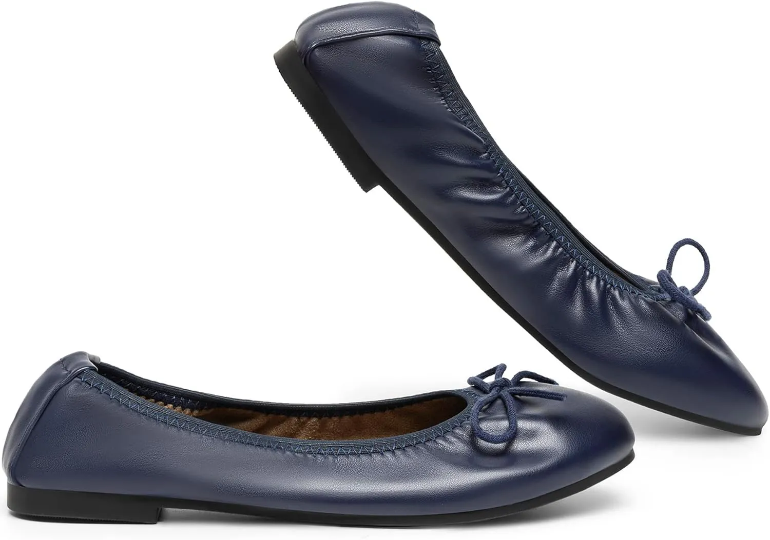 Trary Flats for Women, Ballet Flats with Bow, Dress Flats Shoes Comfortable