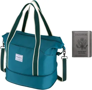 Travel Duffel Bag & Passport Holder Bundle