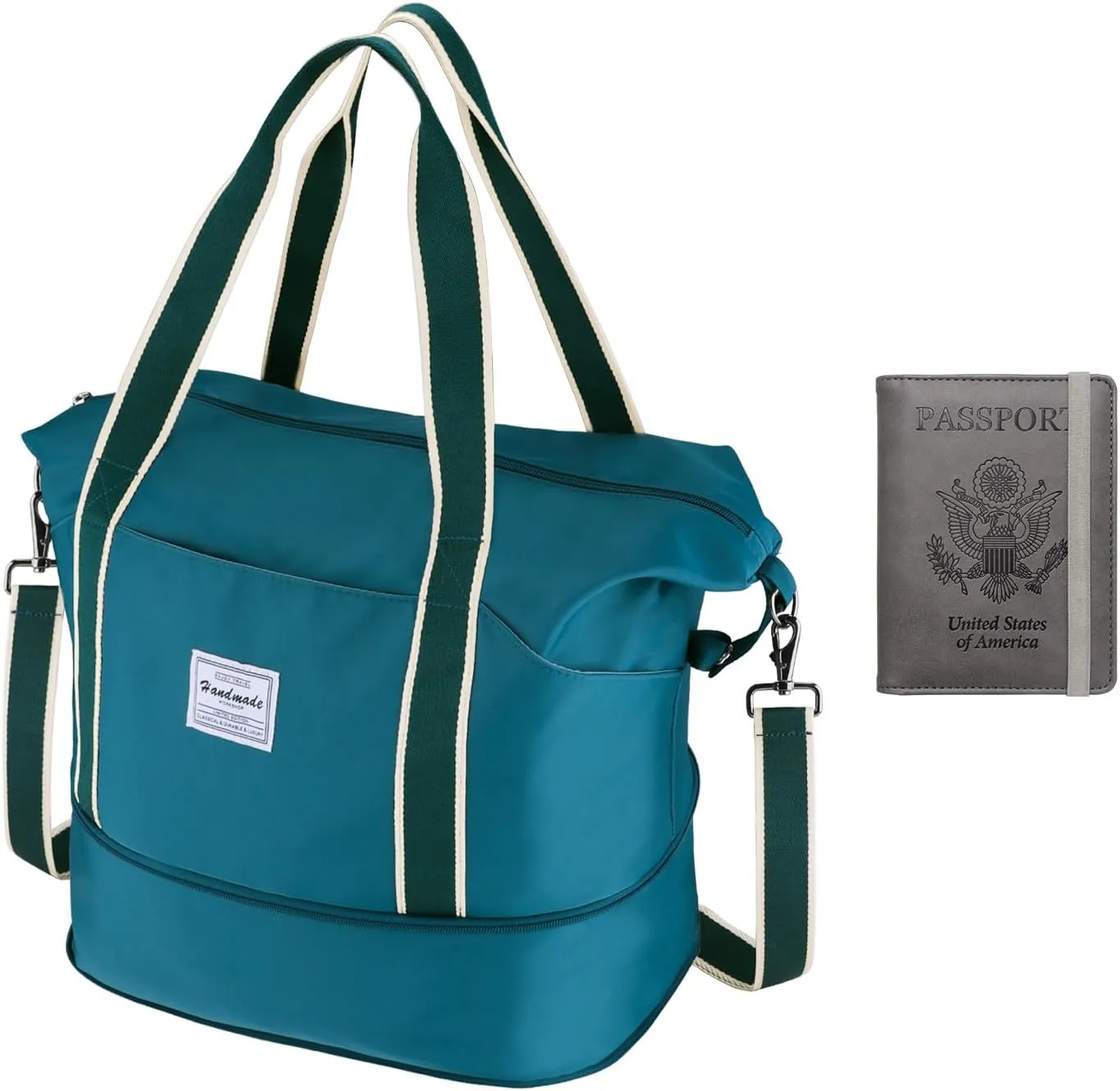 Travel Duffel Bag & Passport Holder Bundle
